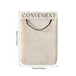 sacs rangement mesh réutilisables velcro blanc noir convenients semi transparents minimaliste