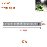 bande led 5v blanc blanc chaud diodes modernes 12w 5w 4w sans filaire 20cm