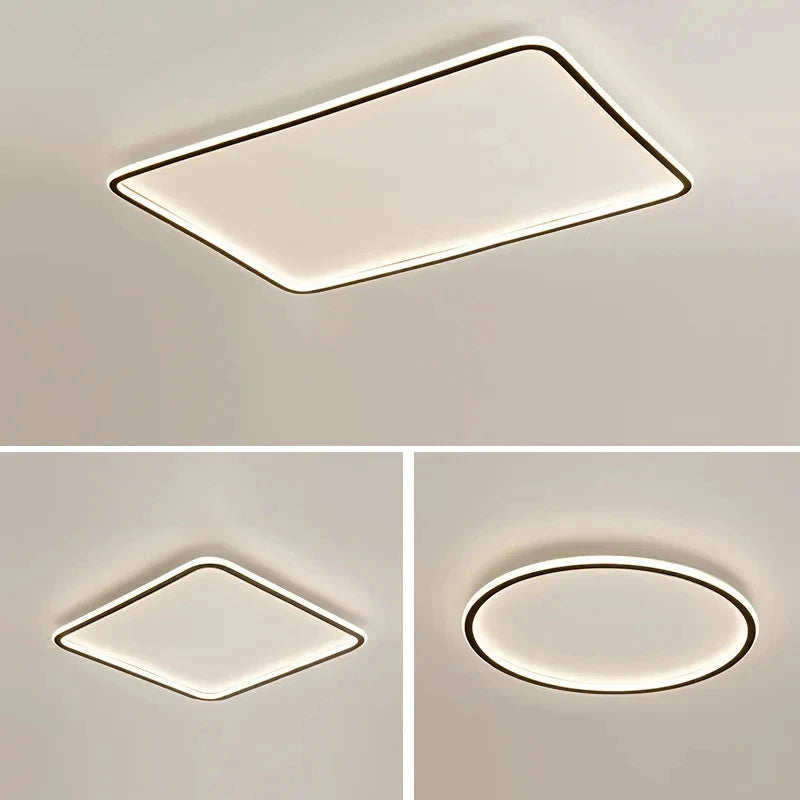 plafonnier led blanc minimaliste ultrathin télécommande certification ul ccc cqc fcc round 40cm round