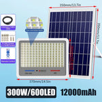 lampe solaire moderne blanc bleu carreaux noirs ip67 led murale télécommandeextérieur jardin