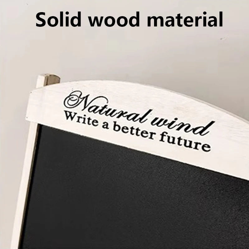 tableau noir moderne étagère bois support vis facile vert brun blanc minimaliste decoration