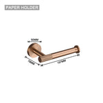 accessoires salle bain or rose moderne porte serviettes savon verre téléphone double rangée