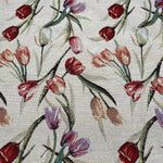 tissu chenille polyester opaque fleurs motifs peinture huile sofa coussin diyversible tablecloth nappe