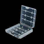 boîte rangement piles aa aaa transparente pratique clips couvercle protection utilitaire