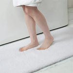 tapis bain doux moelleux moderne antidérapant absorbant salle bain maison gris beige