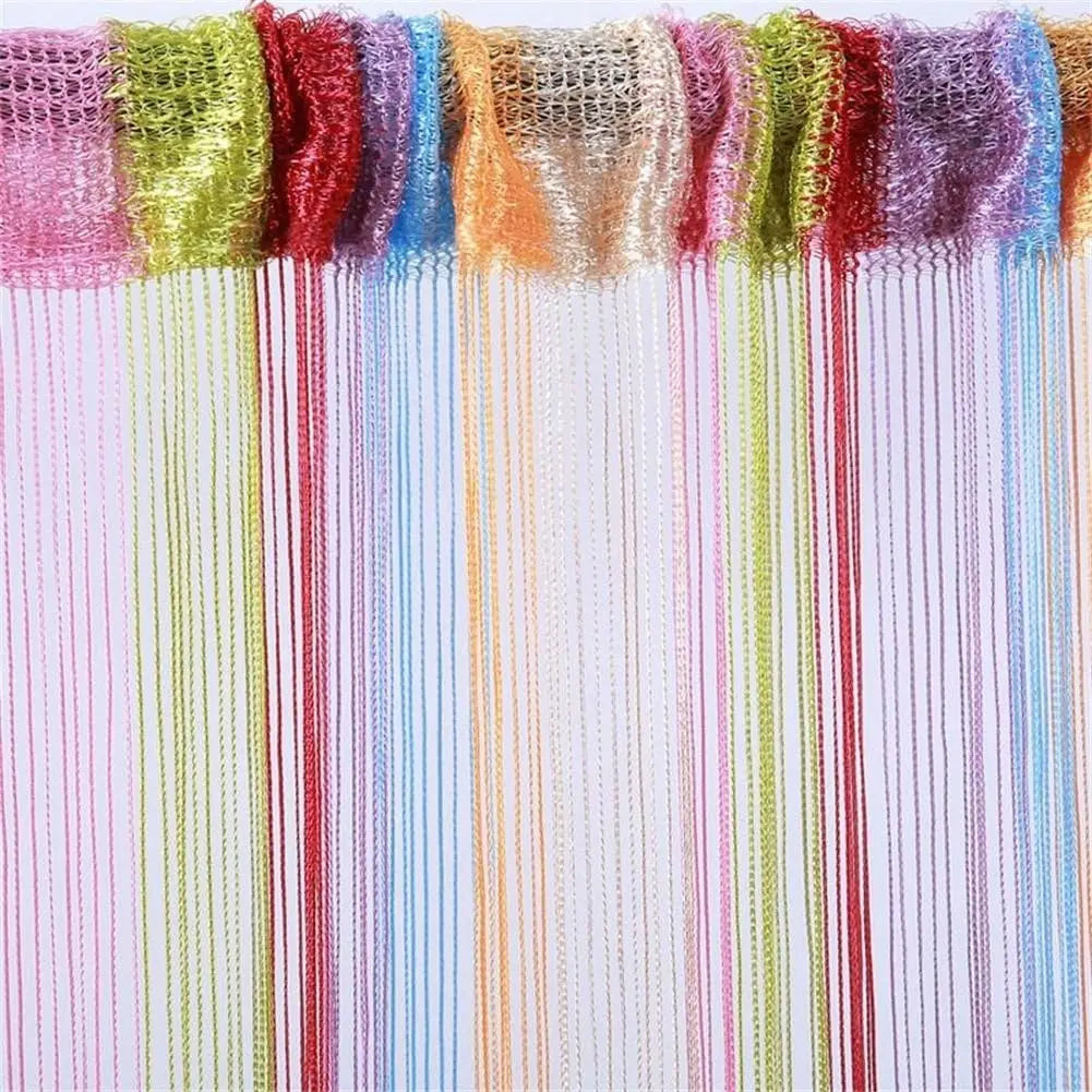 rideau multicolore rayures horizontales moderne intérieur extérieur tout saison polyester opaque
