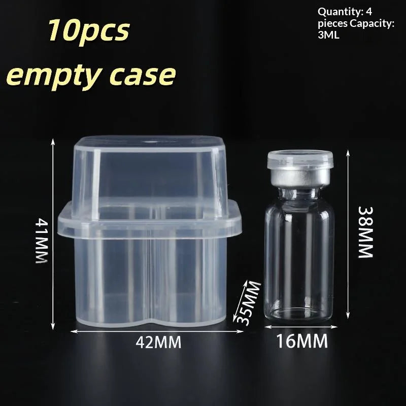 boîtes rangement transparentes modernes tubes flacons réfrigérateur pratique 3ml compartiments organizer.storage invisible