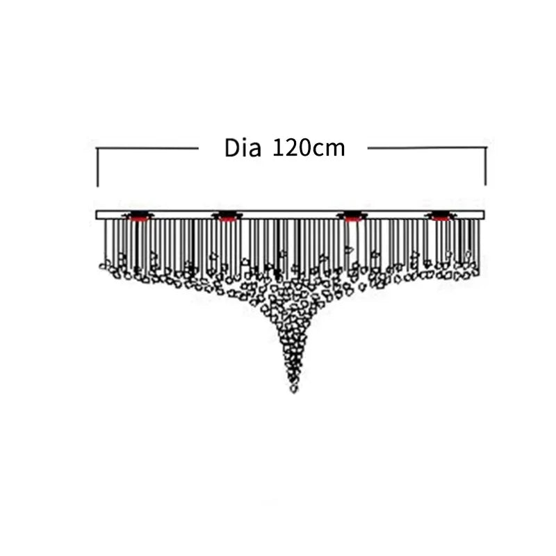 lustre led moderne élégant pierres doré blanc vert bleu noir