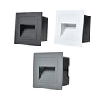 lumière led spot moderne ip65 étanche gris blanc rayures horizontales extérieur