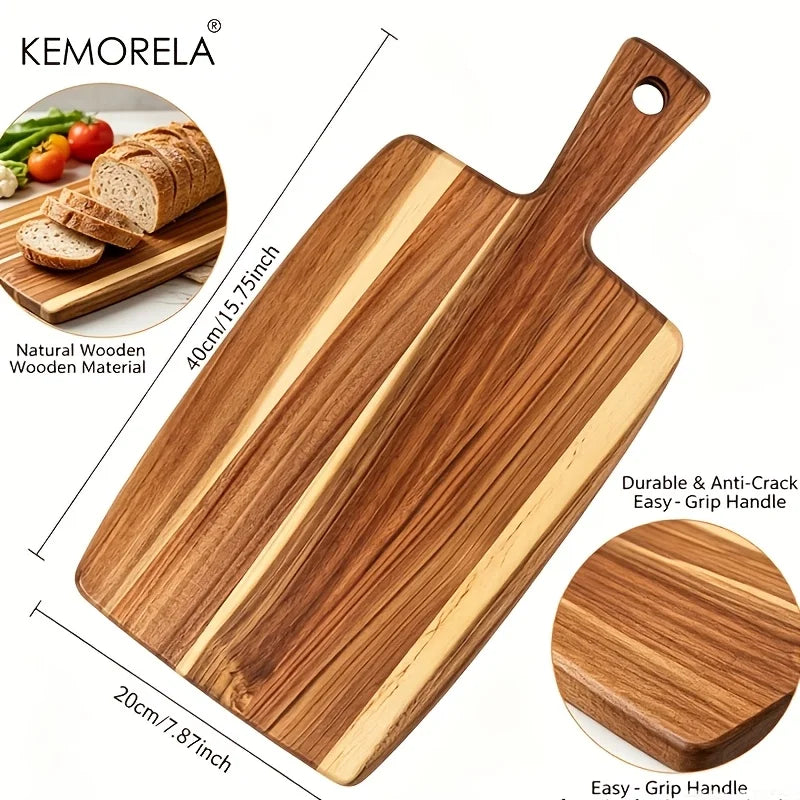planches découper bois acacia marron grain vertical rustique modernes découpe viandes fromages légumes