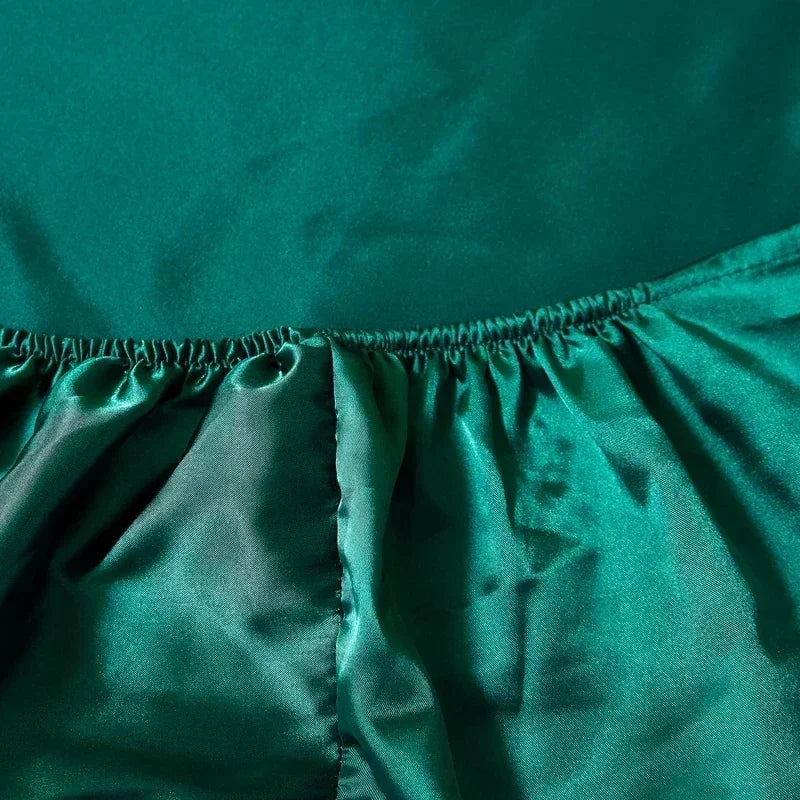 Comparaison des coloris disponibles pour drap-housse satin