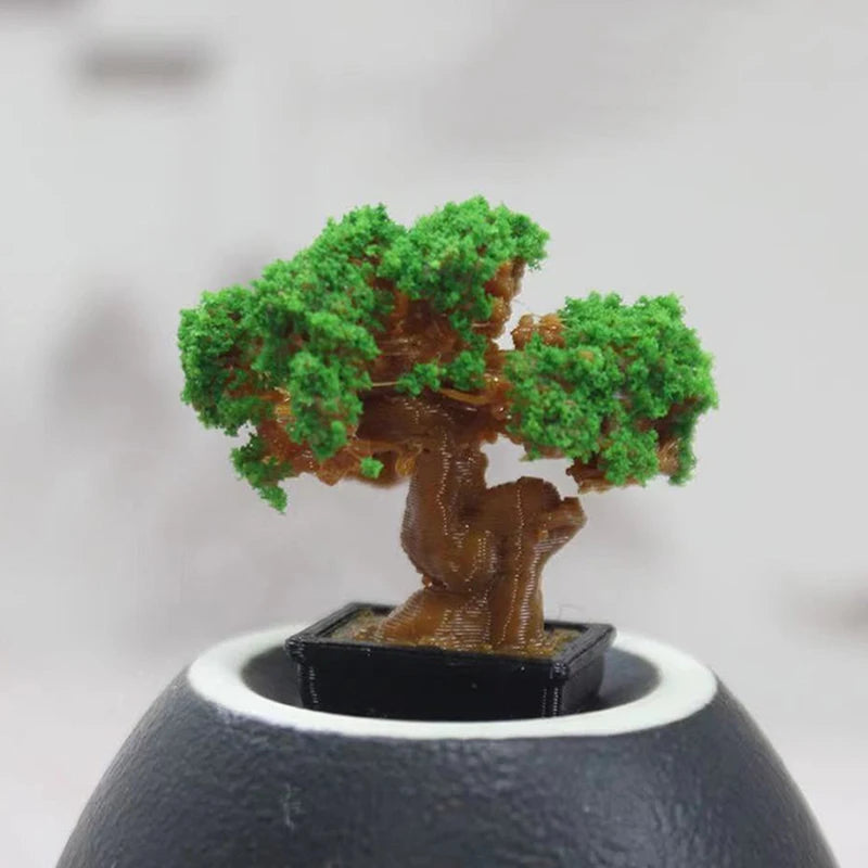 plantes artificielles vertes feuilles ovales pot terre cuite décoration maison réaliste petits espacesintérieur