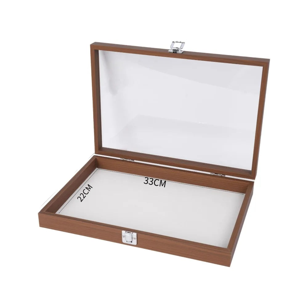 boîte bijoux moderne blanc marron neutre réutilisable clapets 12 18 24 30 grilles