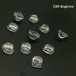 cache led transparent adhésif moderne 11x6.3mm légèrement opaque rond lisse bande led