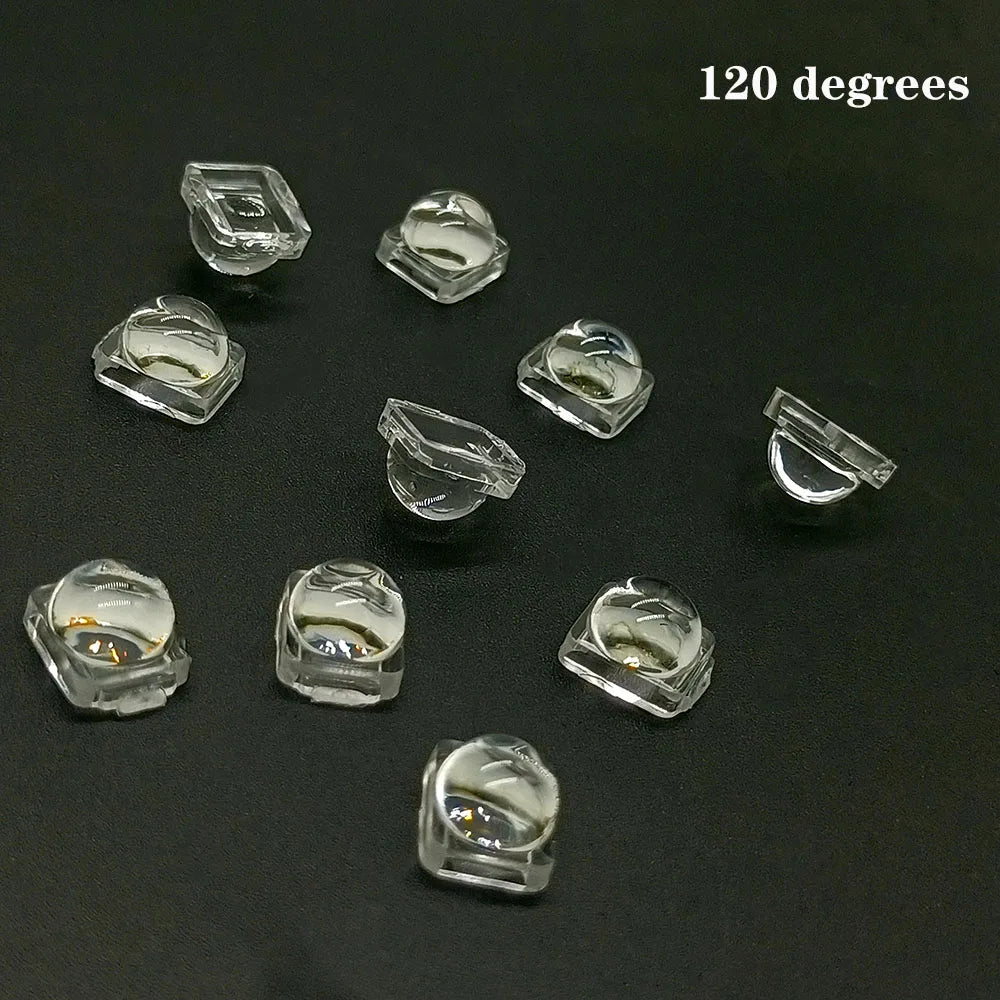 cache led transparent adhésif moderne 11x6.3mm légèrement opaque rond lisse bande led