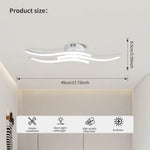 lampe led blanc minimaliste moderne éclairage intérieur salon chambre coucher