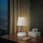 lampe table led rechargeable blanc moderne commande tactile étude camping chambre coucher portable usb