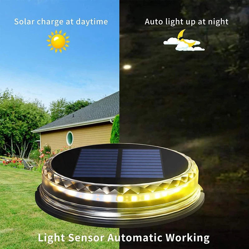 Lampe solaire moderne LED rechargeable panneau solaire adhésif noir blanc doré multifonctionnelle