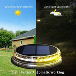 Lampe solaire moderne LED rechargeable panneau solaire adhésif noir blanc doré multifonctionnelle