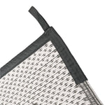 tapis extérieur polypropylène moderne gris blanc motif géométrique simple hand washing patio camping