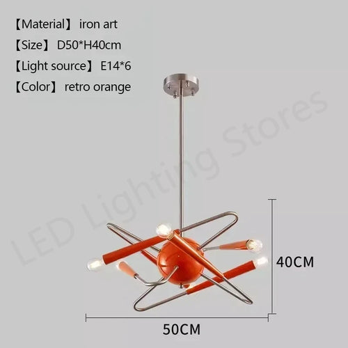 lampe suspendue rouge avion forme moderne ampoules led chaîne métallique ailerons moteurs chambre salon