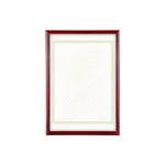 Cadre tableau A4 classique bordure géométrique couleurs bleu marine rouge doré argenté