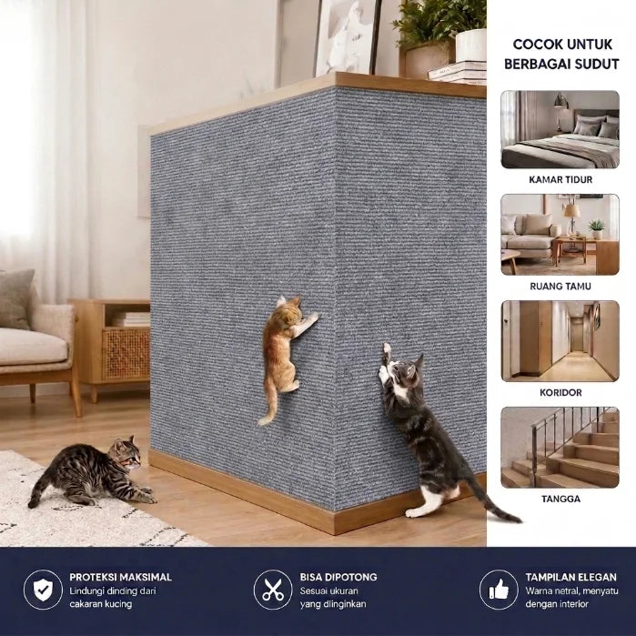 protecteur canapé anti griffes adhésif gris moderne tissu finement tissé 40cm 200cmrollable