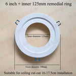 anneau réduction spot led blanc moderne cadre extérieur éclairage intérieur moderne