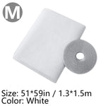 filet anti moustiques noir maille fine velcro extérieur maison camping voyage moderne