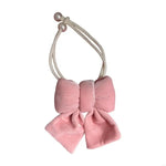 rideau velours rose clair rose foncé rouge nœuds classique élégant résistant l'eau opaque polyester