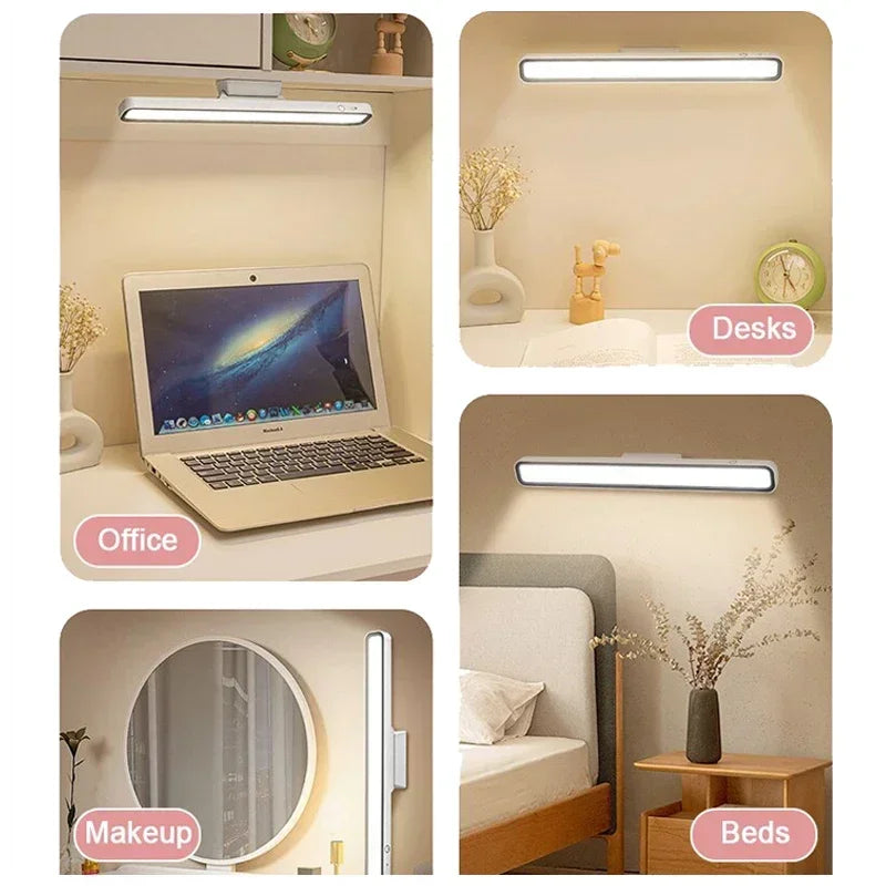lampe led rechargeable blanc minimaliste interrupteur tactile 6000k 3000k télécommande