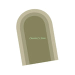 cadre mural moderne vert olive beige clair sans motif adhésif pvc non toxique mur