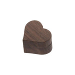boîte bijoux marron foncé texture bois dorés anneau classique acrylique echangementprésentationbijoux