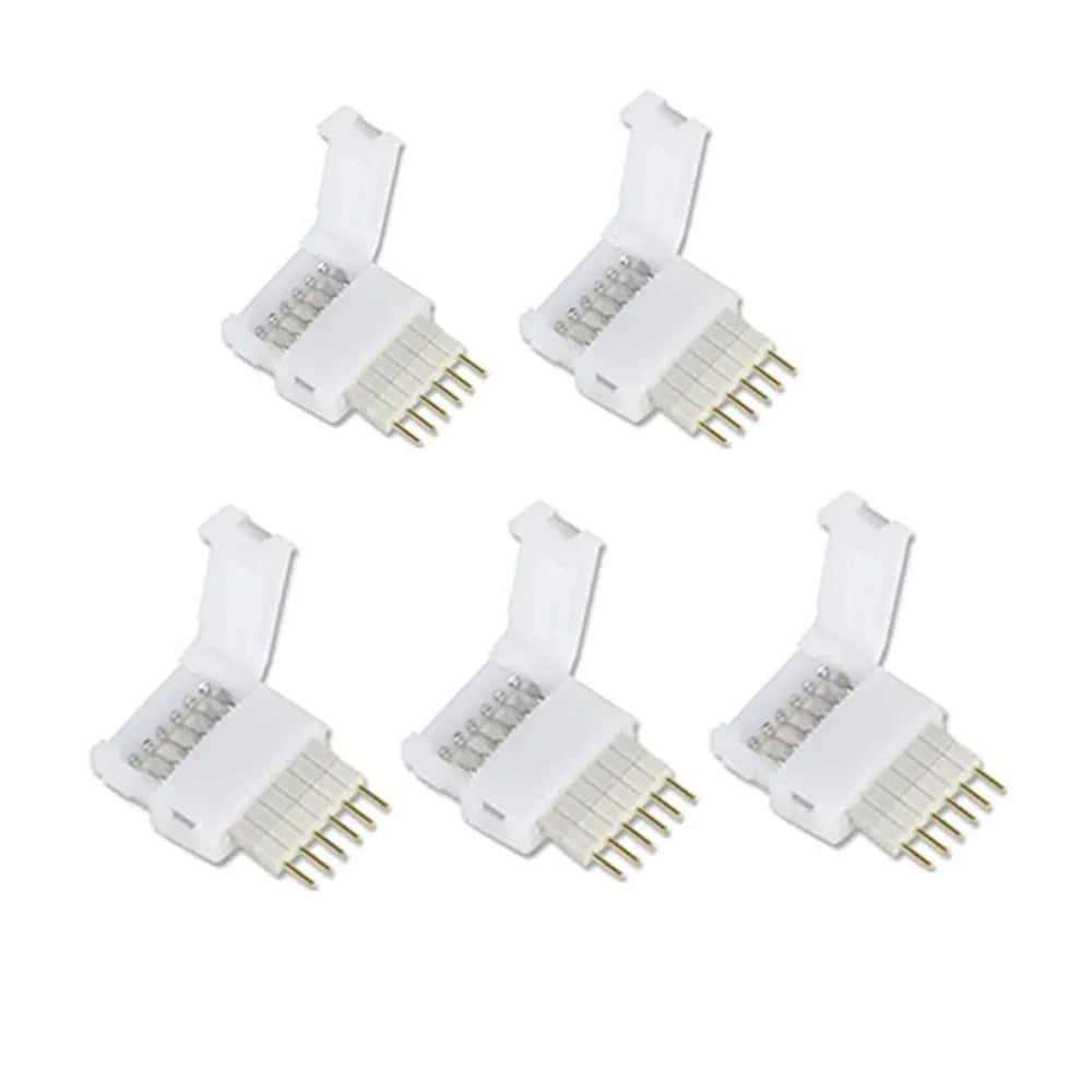 connecteurs électrique broches blancs moderne câbles 50cm RGBCCT LED sans soudure