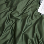 Drap plat et taies d'oreiller assortis en coton