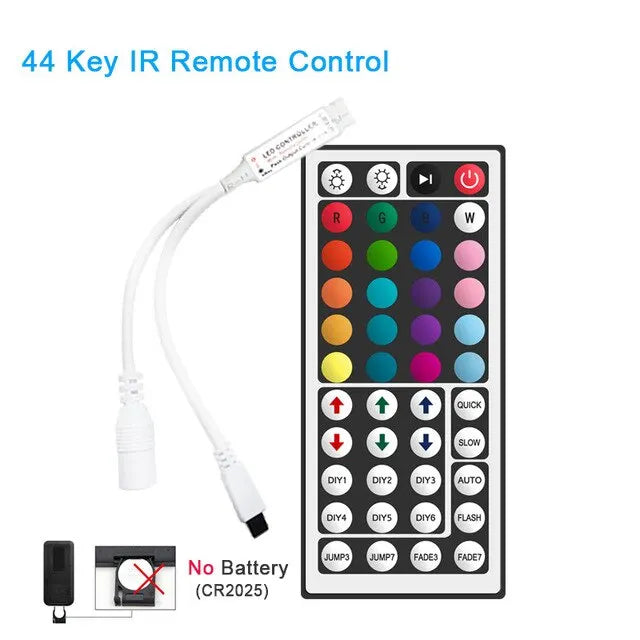contrôleur led rgb télécommande usb adaptateur bluetooth wifi 5v 24 touches ir tuya modernes