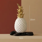 décoration intérieure ananas or noir blanc moderne minimaliste salon maison