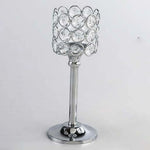 bougeoir moderne or argent cristal élégant table maison mariage