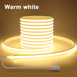 ruban led blanc moderne 180° ip65 adhésif auto alimenté 24v extérieur festive