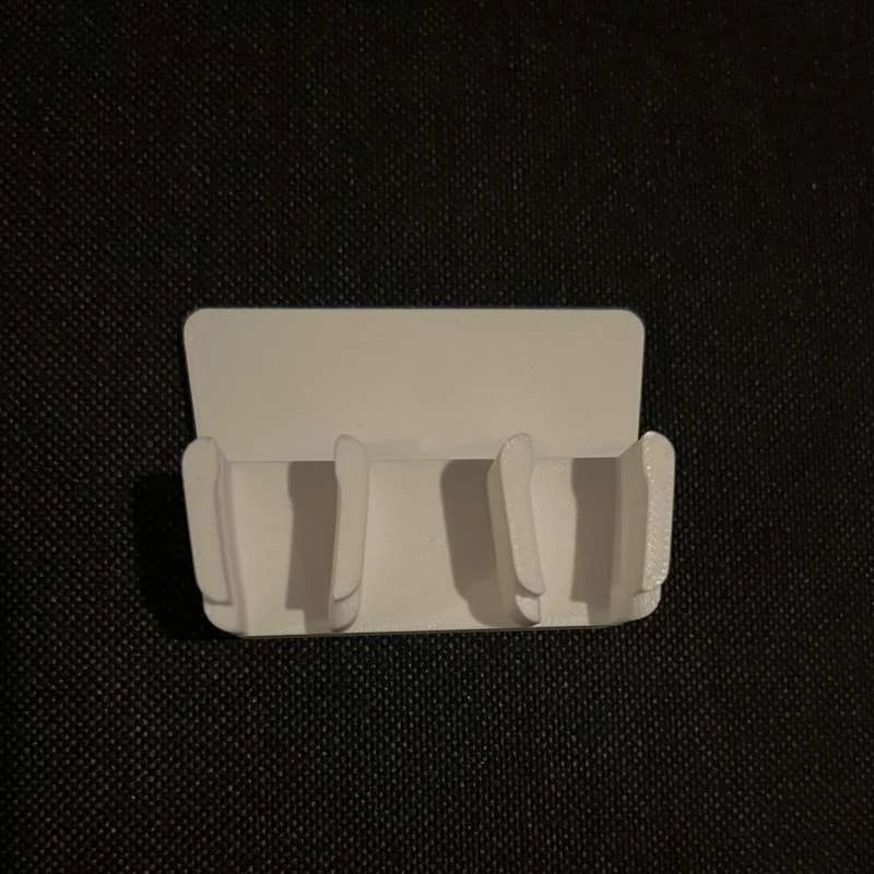 porte brosses dents adhésif blanc moderne salle bain stockage abs légèrement rugueux