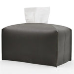 boîte mouchoirs simili cuir moderne blanc salon nuit vanity organizer support comptoir rembourrage hygiène