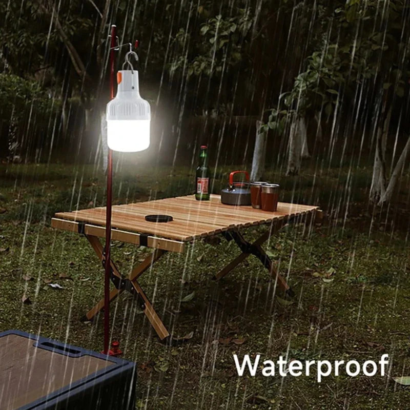 lanterne portable camping led rechargeable usb blanc orange emergency