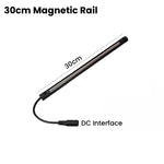 projecteur led noir moderne aimanté rail 12v 2w 2000lm industrial
