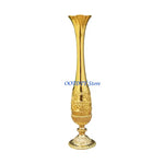 vases métal bronze argent or motifs floraux texture grungée classique élégant