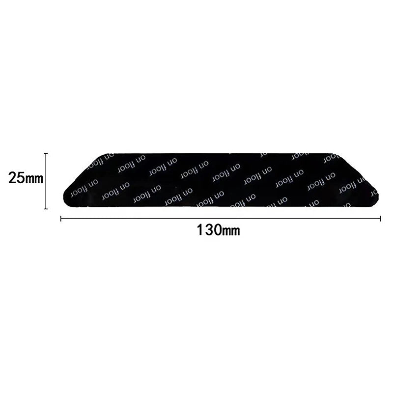 adhésifs antidérapants triangles polyester modernes tapis sols sécurisation antislip points texturés multiples noir blanc