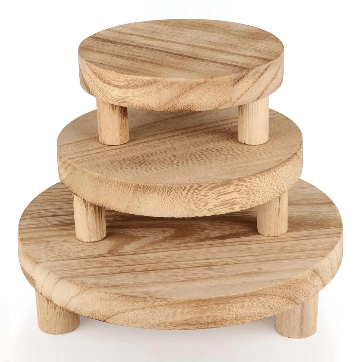 présentoir bois support plantes rangement cuisine rustique minimaliste bohème petits plateaux