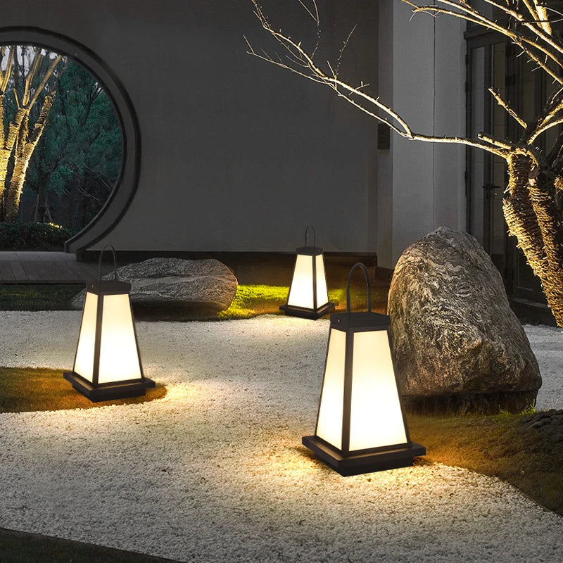 lanterne extérieure étanche noir blanche classique ip65 led e27 moderne jardin cour fixations métalliques