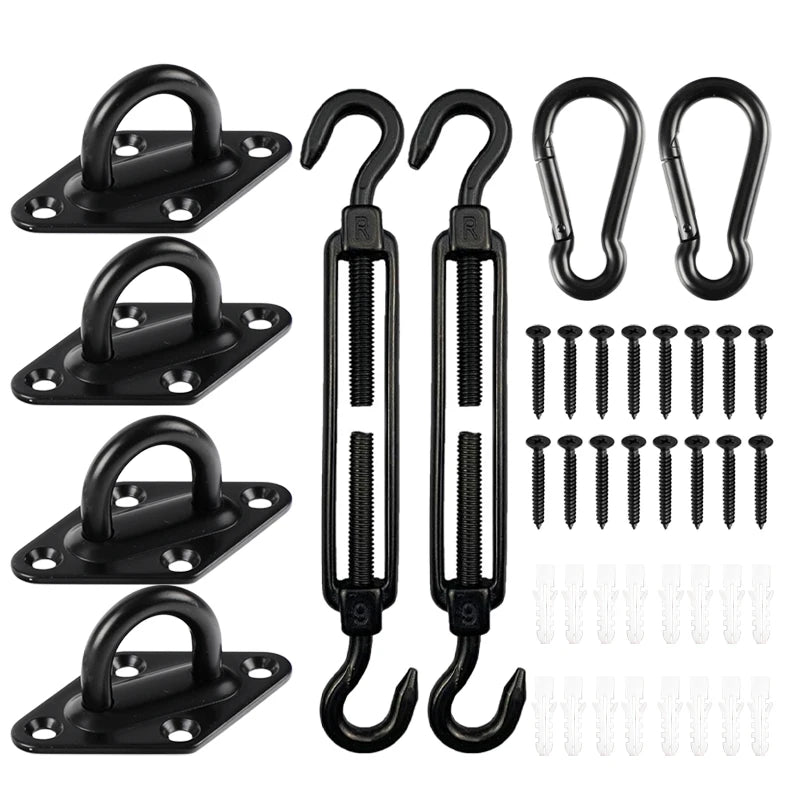 fixations cables vis tasseaux noir industriels exterieur robustes inoxydables echangables