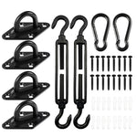 fixations cables vis tasseaux noir industriels exterieur robustes inoxydables echangables
