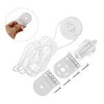 rideau lamelles blanc moderne chaîne accessoires réparation vis fixations métal